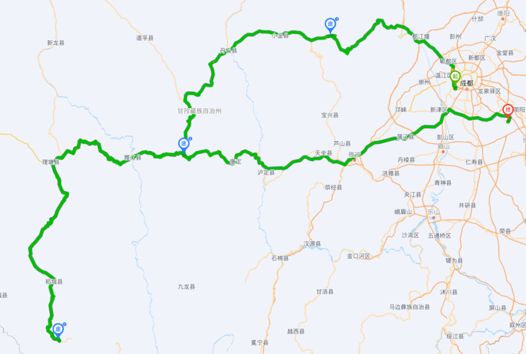 川西之行：这一路看到了四季与山川美景
